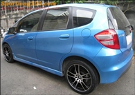 สเปคAkina K1 ขนาด7-17นิ้ว  Et42 ใส่กับNew Jazz ก็ออกมาแบบนี้ครับ
