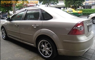 สเปคของLenso Kaiser2 สำหรับFocusเป็น 5รู108 ขนาด8-17นิ้ว Et40 ซุ้มล้อออกมาเต็มแบบนี้...