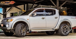 Mitsubishi Triton vs Lenso PDG 18นิ้ว รัดยาง Fuel Gripper 265/60R80
