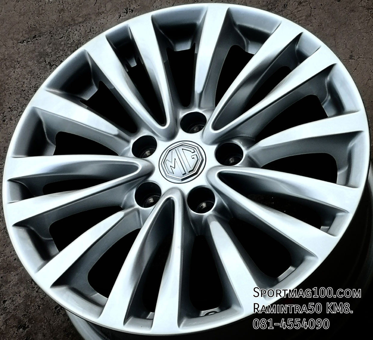 ล้อแม็กซ์ติดรถ MG EP 5รู112 ซิลเวอร์ ใส่ Volk Audi ได้เลย 6.5-16นิ้ว(รามอินทรา) ล้อแม็ก ล้อแม็กซ์ติดรถ MG EP 5รู112 ซิลเวอร์ ใส่ Volk Audi ได้เลย 6.5-16นิ้ว(รามอินทรา)