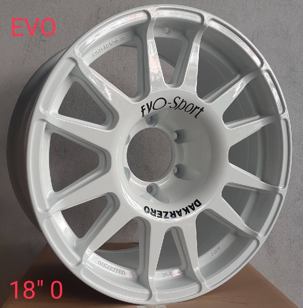 ล้อแม็กใหม่ Evo Cross 6รู139 ET20 สีขาว 9-18นิ้ว ล้อแม็ก ล้อแม็กใหม่ Evo Cross 6รู139 ET20 สีขาว 9-18นิ้ว
