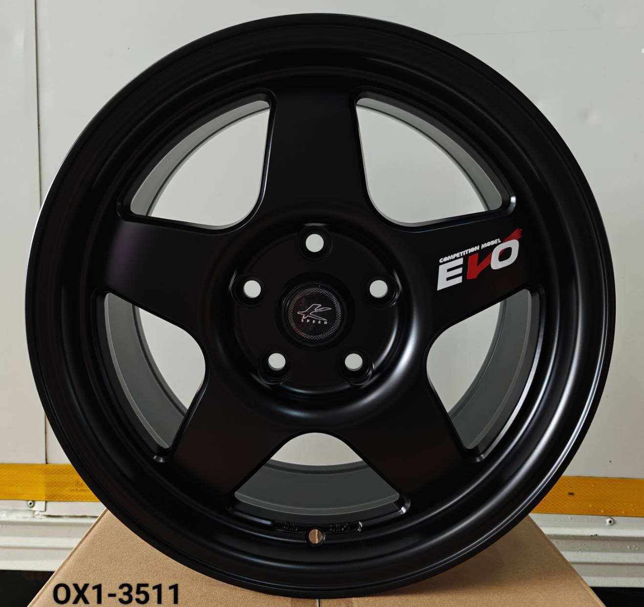 ล้อแม็ก K-Speed OXI ขอบ16นิ้ว 5รู114.3 ET35 ดำด้าน 8นิ้ว ล้อแม็ก ล้อแม็ก K-Speed OXI ขอบ16นิ้ว 5รู114.3 ET35 ดำด้าน 8นิ้ว