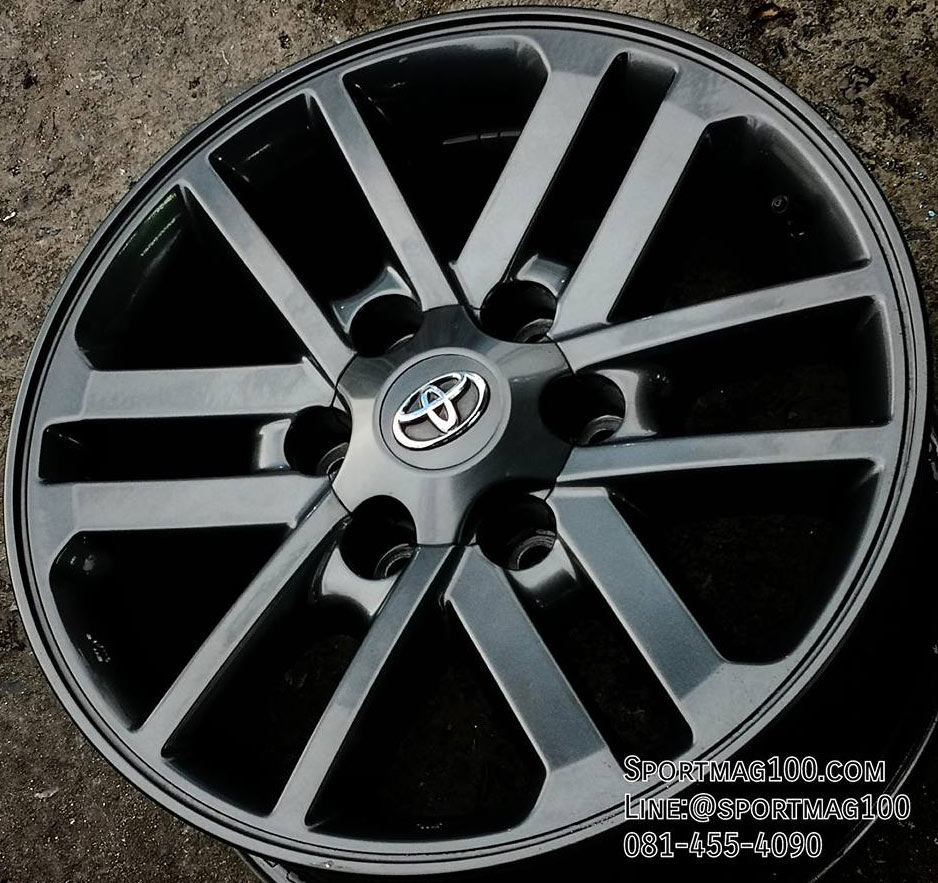แม็กซ์มือสอง Toyota Champ 6รู139 รุ่นรมดำ 7.5-17นิ้ว ล้อแม็ก แม็กซ์มือสอง Toyota Champ 6รู139 รุ่นรมดำ 7.5-17นิ้ว