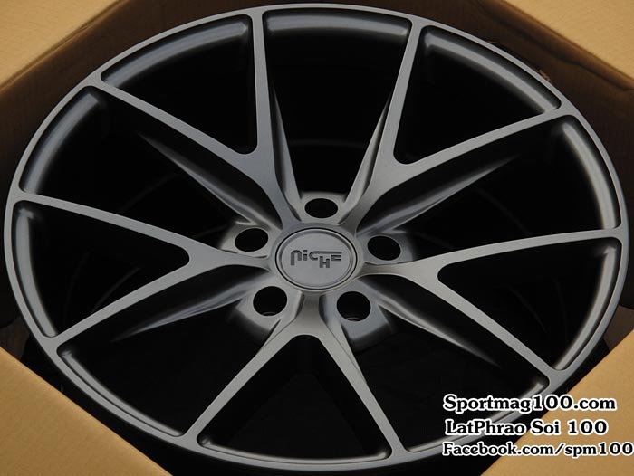 แม็กซ์ใหม่ Niche Misano 5รู112 ET42-50 สีเทา F8.5 R9.5-19นิ้ว ล้อแม็ก แม็กซ์ใหม่ Niche Misano 5รู112 ET42-50 สีเทา F8.5 R9.5-19นิ้ว
