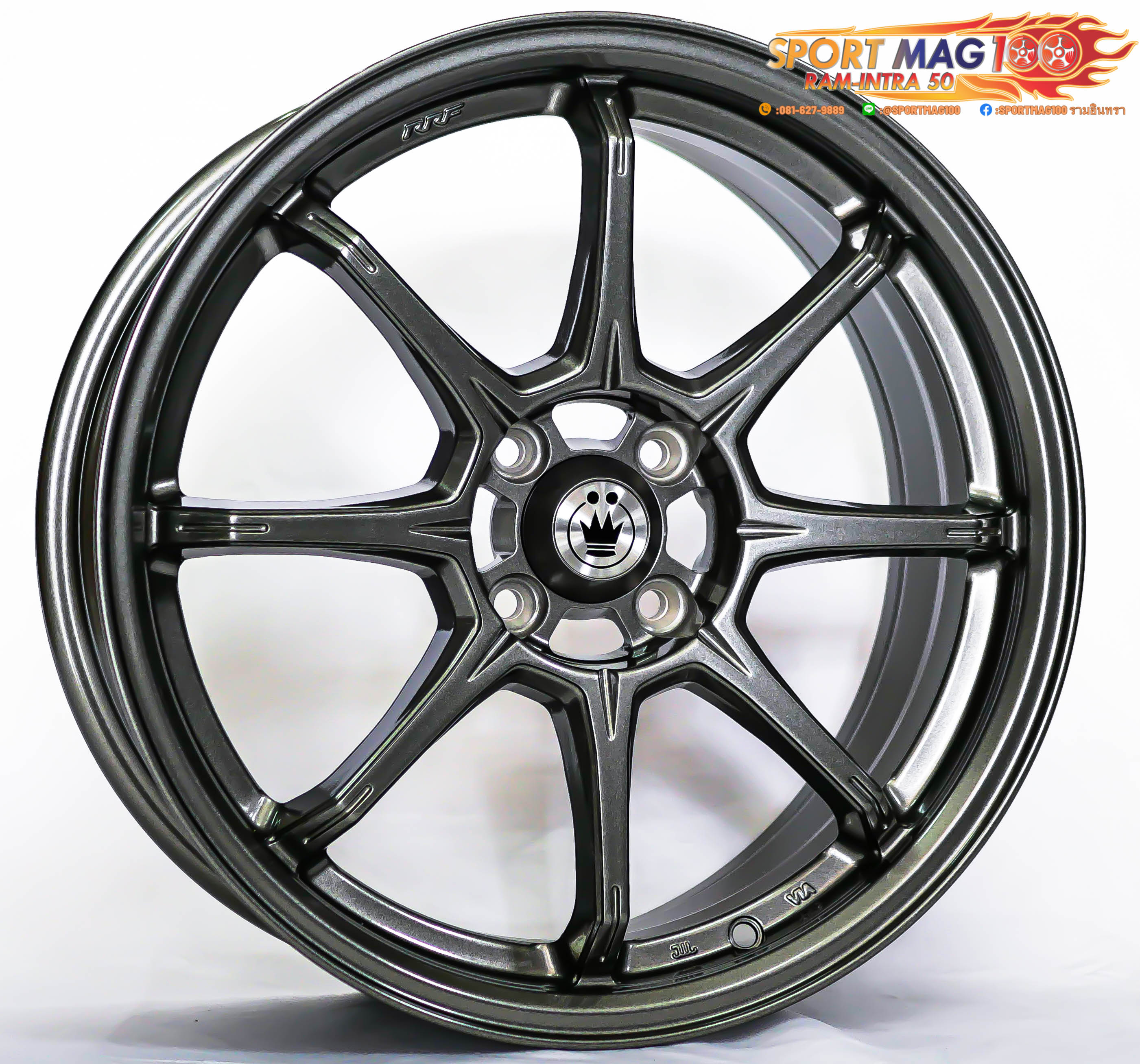 ล้อแม็กใหม่เบา FlowForming USA Konig N716 4รู100 ET40 กันเมทาลิก 7-17นิ้ว(6.8โล) ล้อแม็ก ล้อแม็กใหม่เบา FlowForming USA Konig N716 4รู100 ET40 กันเมทาลิก 7-17นิ้ว(6.8โล)