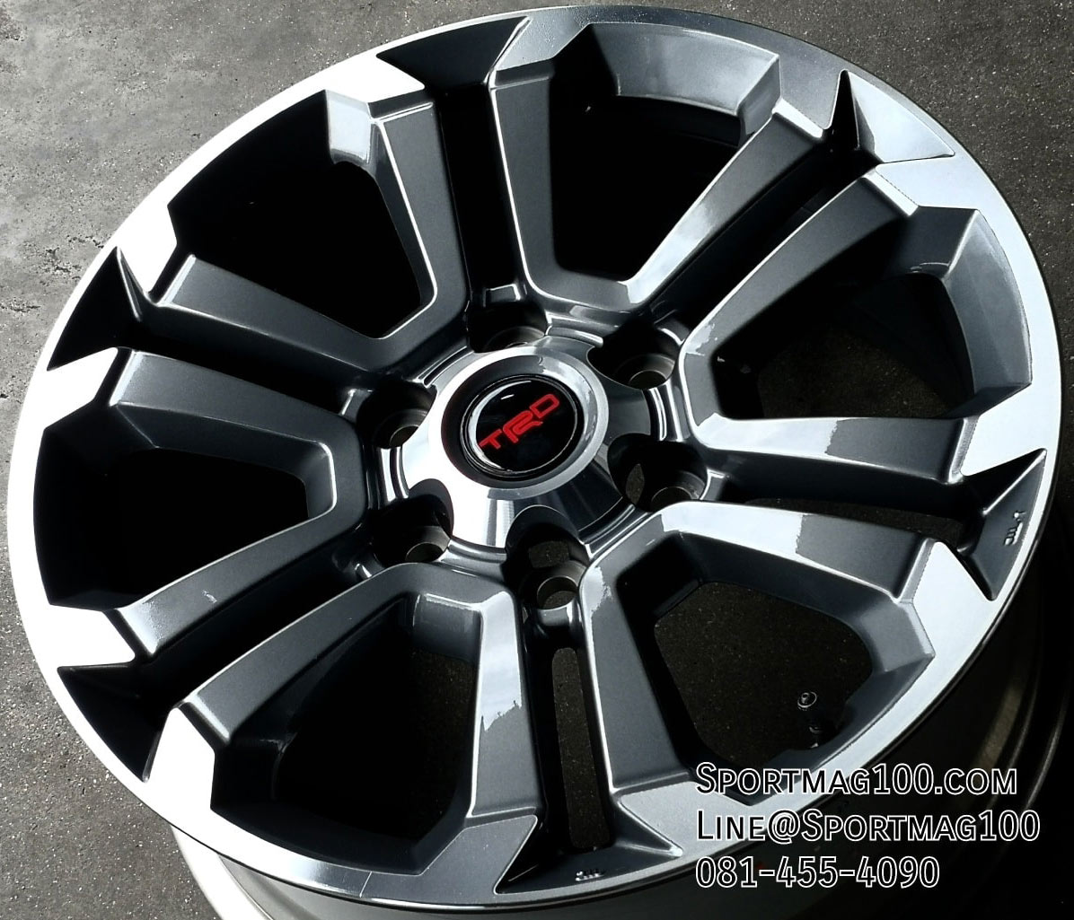 แม็กซ์มือสอง Tritan 6รู139 แปลงใส่ Toyota 7.5-18นิ้ว ล้อแม็ก แม็กซ์มือสอง Tritan 6รู139 แปลงใส่ Toyota 7.5-18นิ้ว
