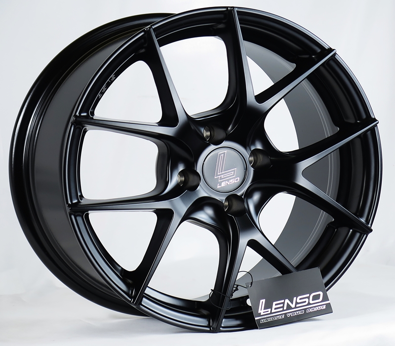 ล้อแม็กใหม่ Lenso JagerDyna JAD 4รู100 ET35 ดำด้าน 7-16นิ้ว ล้อแม็ก ล้อแม็กใหม่ Lenso JagerDyna JAD 4รู100 ET35 ดำด้าน 7-16นิ้ว