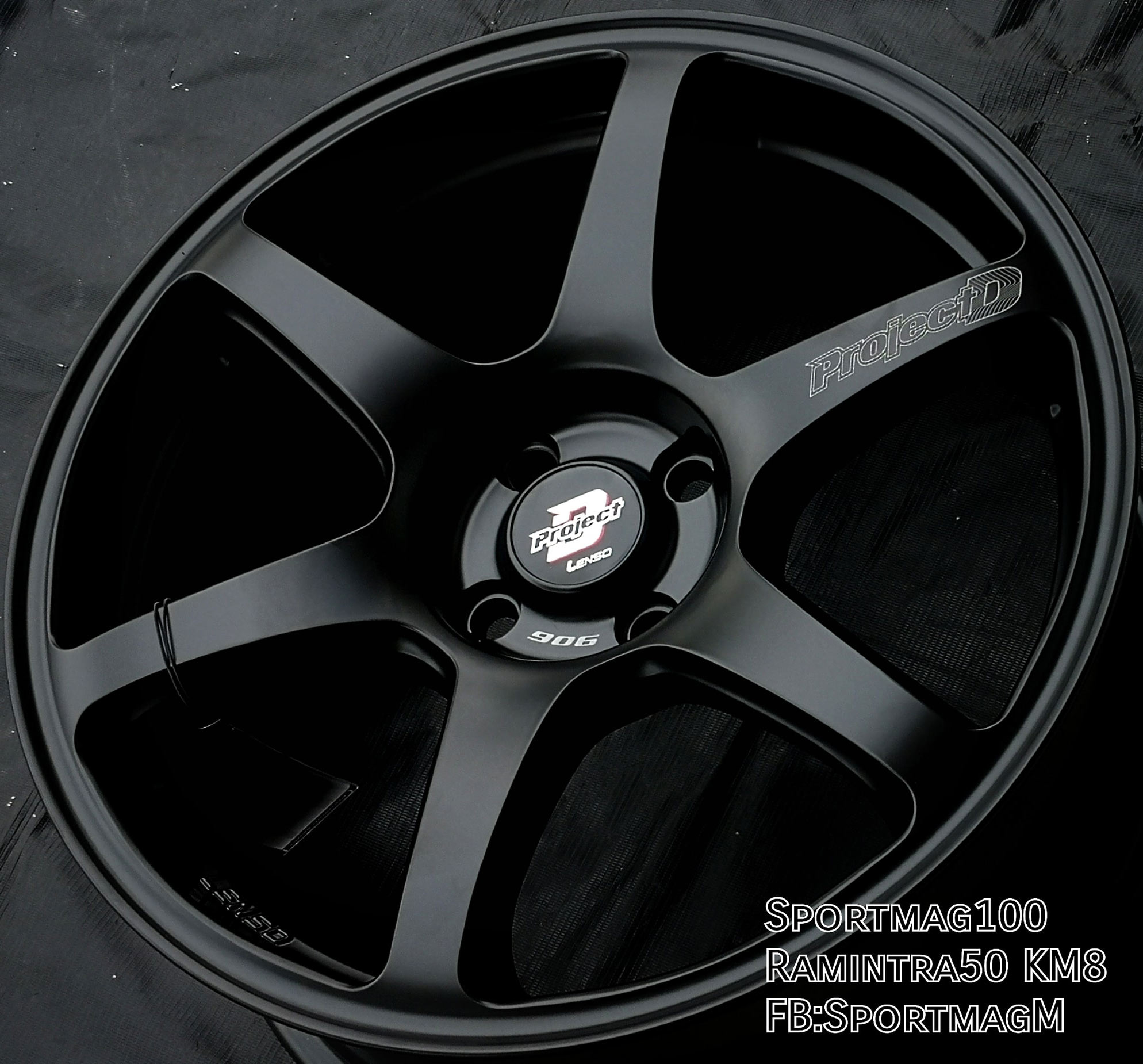 แม็กซ์ใหม่ Lenso ProjectD RACE6 4รู100 ET38 ดำด้าน 7.5-17นิ้ว ล้อแม็ก แม็กซ์ใหม่ Lenso ProjectD RACE6 4รู100 ET38 ดำด้าน 7.5-17นิ้ว