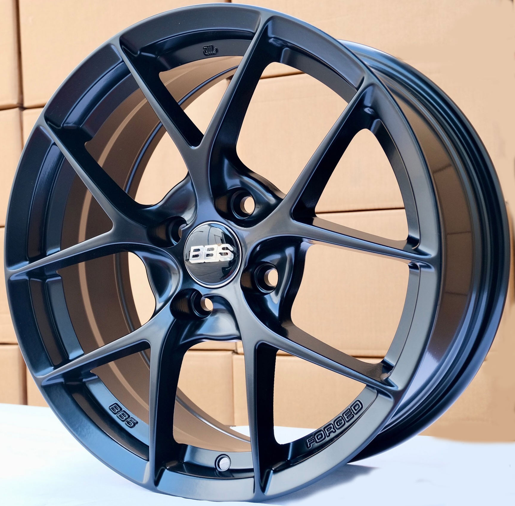 ล้อแม็ก FlowForming FIR 4รู100 ET35 ดำด้าน 7-16นิ้ว ล้อแม็ก ล้อแม็ก FlowForming FIR 4รู100 ET35 ดำด้าน 7-16นิ้ว