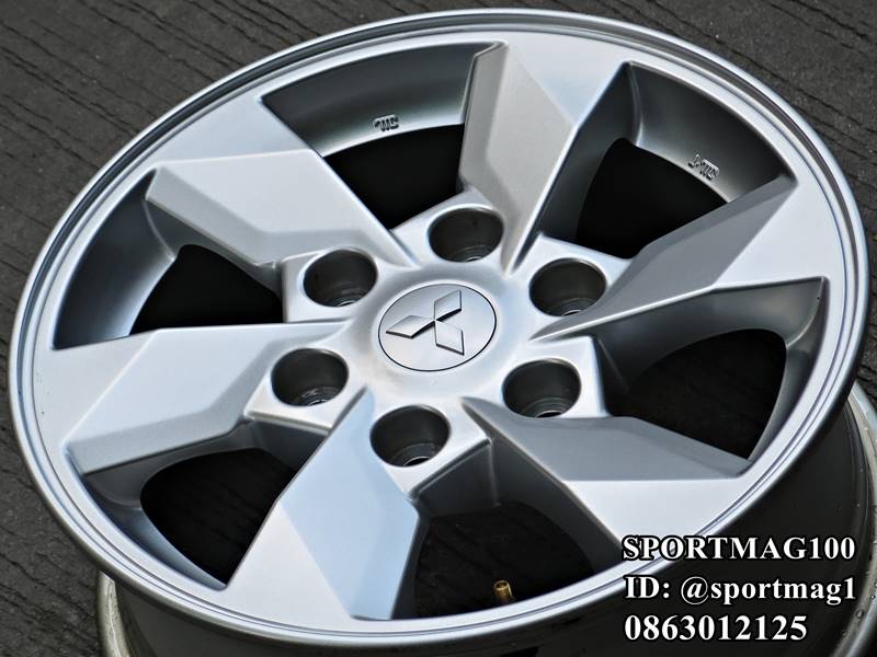 ล้อแม็กซ์มือสอง Mitsubishi Triton 6รู139 ซิลเวอร์ 7-16นิ้ว ล้อแม็ก ล้อแม็กซ์มือสอง Mitsubishi Triton 6รู139 ซิลเวอร์ 7-16นิ้ว