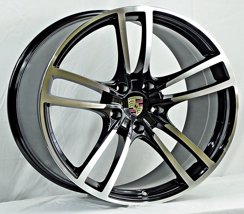 แม็กซ์ใหม่ Porsche 5628 5รู130 ดำหน้าเงา F9.5 R11 -21นิ้ว ล้อแม็ก แม็กซ์ใหม่ Porsche 5628 5รู130 ดำหน้าเงา F9.5 R11 -21นิ้ว