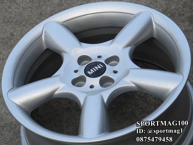 ล้อแม็กซ์มือสองแท้ Mini CooperS 4รู100 ซิลเวอร์ 7-17นิ้ว(เลียบทางด่วน) ล้อแม็ก ล้อแม็กซ์มือสองแท้ Mini CooperS 4รู100 ซิลเวอร์ 7-17นิ้ว(เลียบทางด่วน)