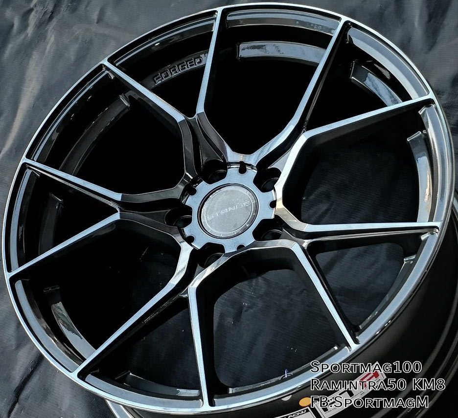 ล้อแม็ก FlowForming AOW16 Stange ขอบ18นิ้ว 5รู114/112 ET35 กันแลคดำ F8.5 R9.5นิ้ว ล้อแม็ก ล้อแม็ก FlowForming AOW16 Stange ขอบ18นิ้ว 5รู114/112 ET35 กันแลคดำ F8.5 R9.5นิ้ว
