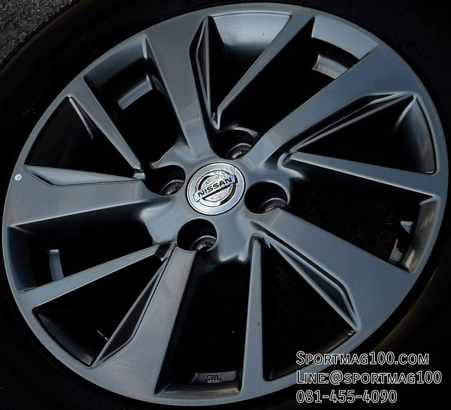 ล้อแม็ก ล้อแม็กมือสอง Nissan Almera 4รู100 ET40 เทา พร้อมยาง 5.5-15นิ้ว(รามอินทรา) 