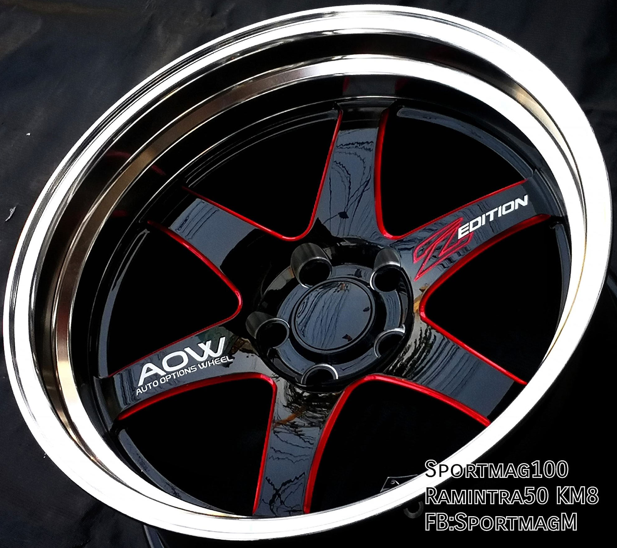 แม็กซ์ใหม่ AutoOption Weld007 5รู114 ดำมิลลิ่งเส้นแดงขอบเงิน F9.5 R10.5-18นิ้ว ล้อแม็ก แม็กซ์ใหม่ AutoOption Weld007 5รู114 ดำมิลลิ่งเส้นแดงขอบเงิน F9.5 R10.5-18นิ้ว