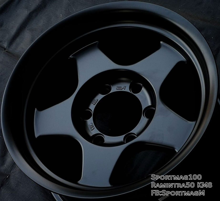 แม็กซ์ใหม่ Bradley S323 6รู139 ET0 ดำด้าน 8-16นิ้ว ล้อแม็ก แม็กซ์ใหม่ Bradley S323 6รู139 ET0 ดำด้าน 8-16นิ้ว