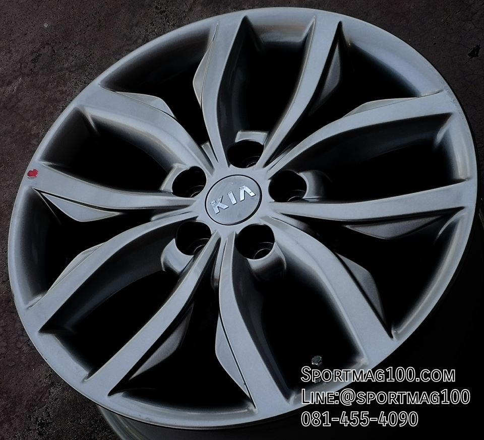 ล้อแม็กมือสอง KIA Grand Carnival 5รู114 ซิลเวอร์ 7-18นิ้ว ล้อแม็ก ล้อแม็กมือสอง KIA Grand Carnival 5รู114 ซิลเวอร์ 7-18นิ้ว