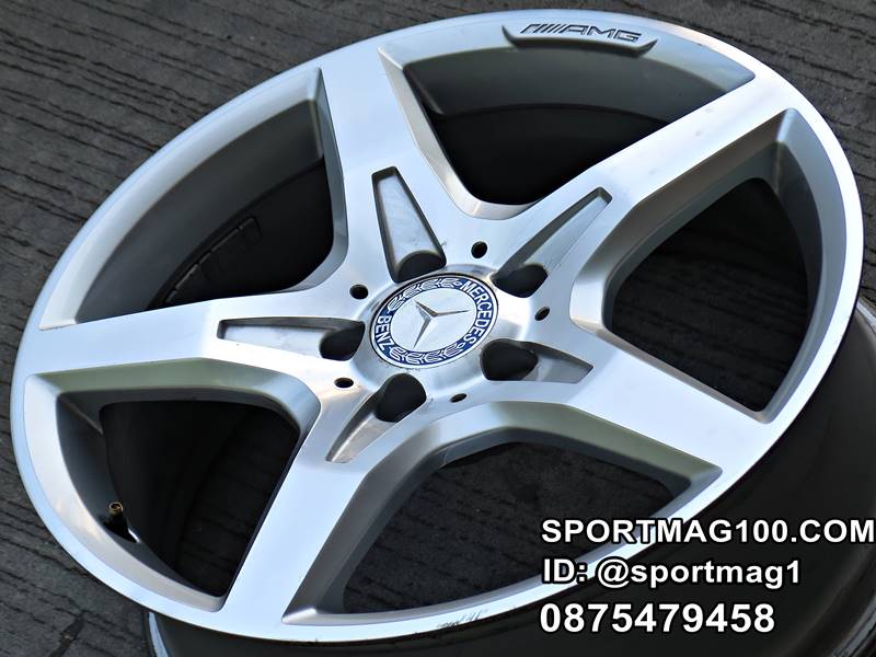 ล้อแม็กมือสองแท้ AMG SLK172 5รู112 ซิลเวอร์ et42 F7.5 F8.5-18นิ้ว(รามอินทรา-ลาดพร้าว) ล้อแม็ก ล้อแม็กมือสองแท้ AMG SLK172 5รู112 ซิลเวอร์ et42 F7.5 F8.5-18นิ้ว(รามอินทรา-ลาดพร้าว)