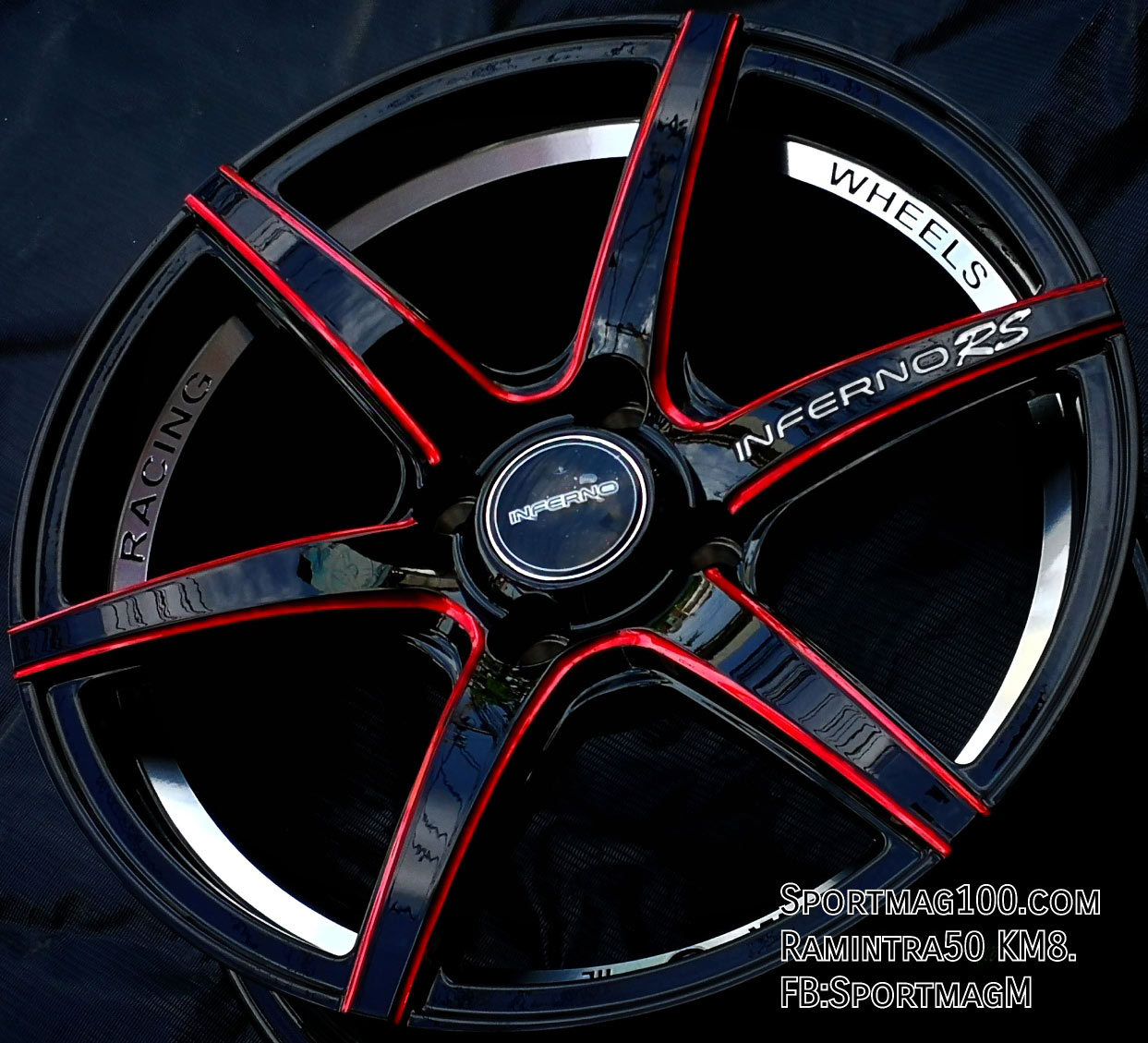 เฮียสั่งลด แม็กซ์ใหม่ Inferno JAC 4รู100 ดำมิลลิ่งแดงคัตเงิน 7-15นิ้ว ล้อแม็ก เฮียสั่งลด แม็กซ์ใหม่ Inferno JAC 4รู100 ดำมิลลิ่งแดงคัตเงิน 7-15นิ้ว