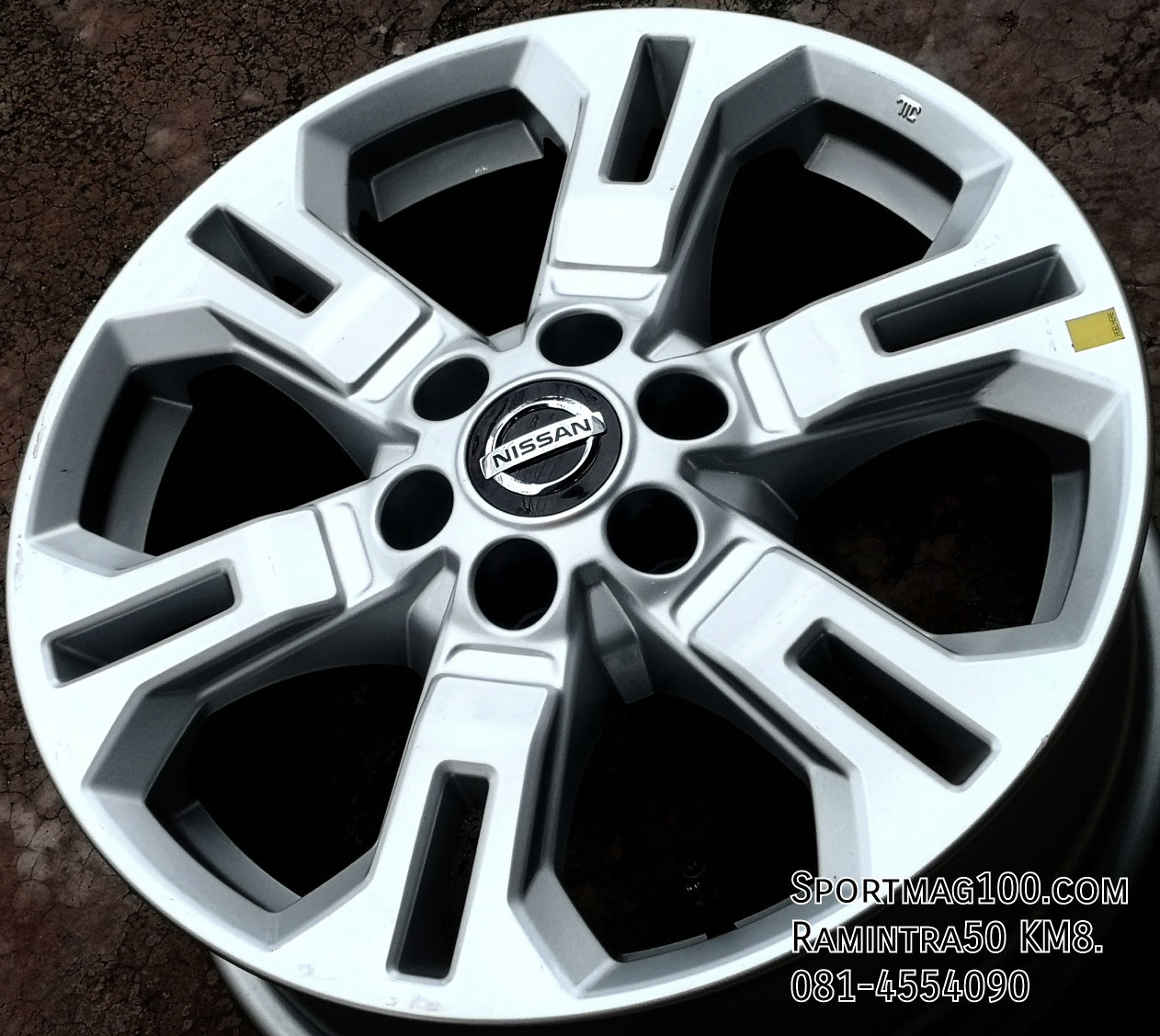 ล้อแม็กมือสอง New Nissan Navara 6รู114 ET45 ซิลเวอร์ 7-17นิ้ว ล้อแม็ก ล้อแม็กมือสอง New Nissan Navara 6รู114 ET45 ซิลเวอร์ 7-17นิ้ว