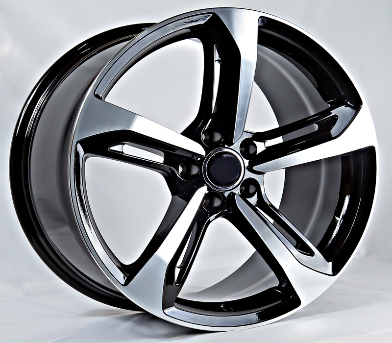 ล้อแม็กใหม่ Audi H639 5รู112 ดำหน้าเงา ET35 8.5-19นิ้ว ล้อแม็ก ล้อแม็กใหม่ Audi H639 5รู112 ดำหน้าเงา ET35 8.5-19นิ้ว