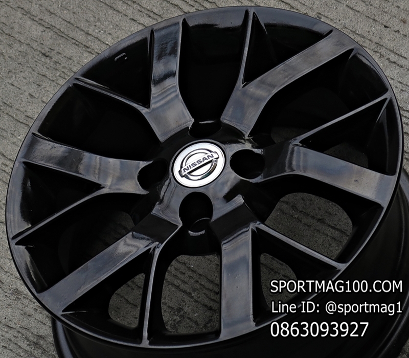 ล้อแม็กมือสอง Nissan Note 4รู100 ดำเงา 5.5-15นิ้ว(รามอินทรา-ลาดพร้าว) ล้อแม็ก ล้อแม็กมือสอง Nissan Note 4รู100 ดำเงา 5.5-15นิ้ว(รามอินทรา-ลาดพร้าว)