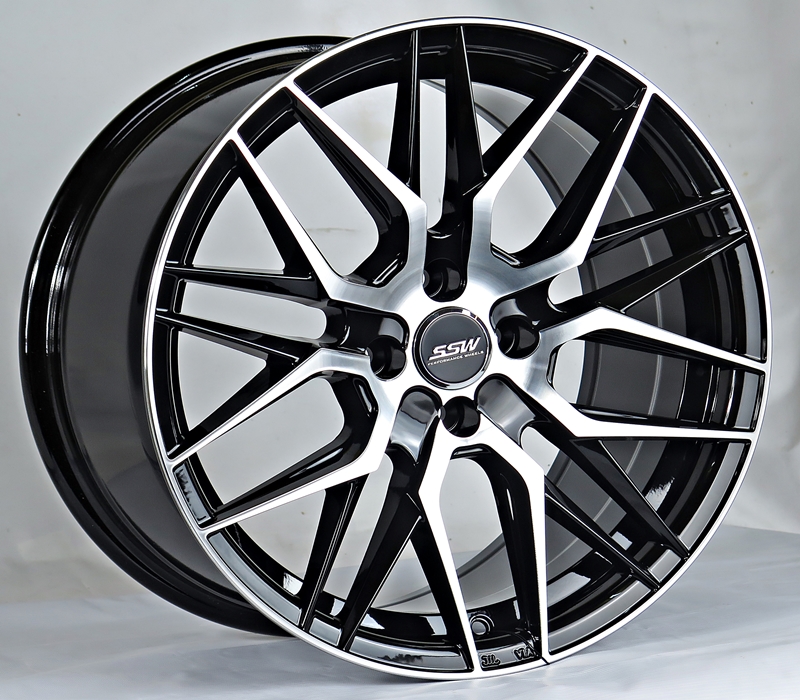 ล้อแม็กซ์ใหม่ SSW S348 Vorsteiner 4รู100 ET38 ดำหน้าเงา 8-17นิ้ว ล้อแม็ก ล้อแม็กซ์ใหม่ SSW S348 Vorsteiner 4รู100 ET38 ดำหน้าเงา 8-17นิ้ว