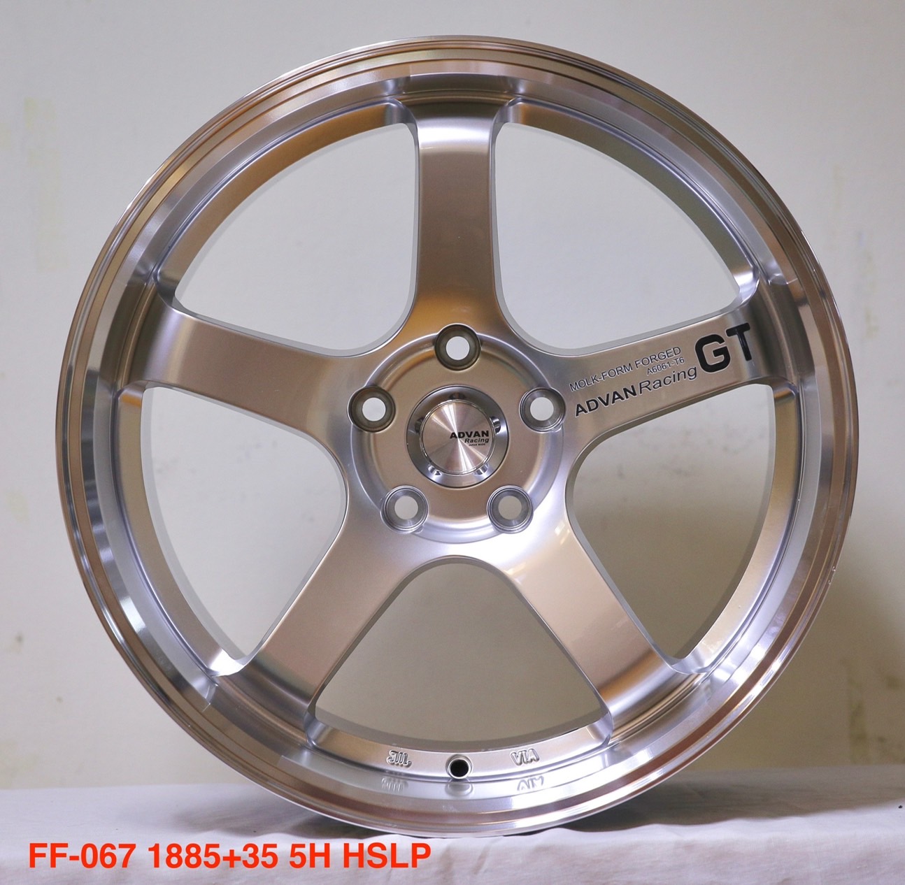 ล้อแม็กใหม่ FlowForming Advan FF067 5รู114 ET35 ไฮเปอร์ขอบเงา 8.5-18นิ้ว ล้อแม็ก ล้อแม็กใหม่ FlowForming Advan FF067 5รู114 ET35 ไฮเปอร์ขอบเงา 8.5-18นิ้ว