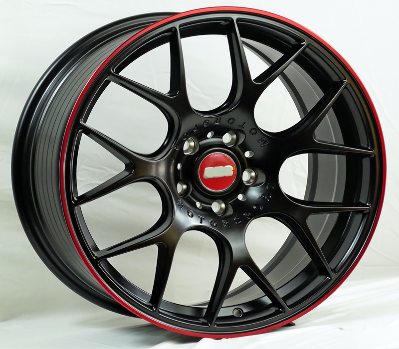 ล้อแม็กใหม่ flow forming ลาย Motorsport 5รู112 ดำขอบแดง ET35 8-18นิ้ว ล้อแม็ก ล้อแม็กใหม่ flow forming ลาย Motorsport 5รู112 ดำขอบแดง ET35 8-18นิ้ว