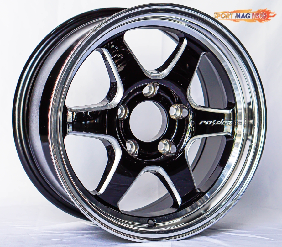 ล้อแม็กใหม่ Raiden RD5 5รู114 ET20 ดำมิลลิ่งก้าน 7.5-15นิ้ว(สำหรับรถ 5รูแต่ง FlushStyle) ล้อแม็ก ล้อแม็กใหม่ Raiden RD5 5รู114 ET20 ดำมิลลิ่งก้าน 7.5-15นิ้ว(สำหรับรถ 5รูแต่ง FlushStyle)