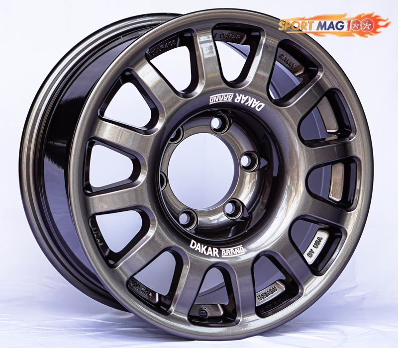 ล้อแม็กใหม่ DAKAR 6รู139 ET10 กันเมทาลิก 8-16นิ้ว(สำหรับกระบะไม่เน้นยื่นและรถตู้) ล้อแม็ก ล้อแม็กใหม่ DAKAR 6รู139 ET10 กันเมทาลิก 8-16นิ้ว(สำหรับกระบะไม่เน้นยื่นและรถตู้)