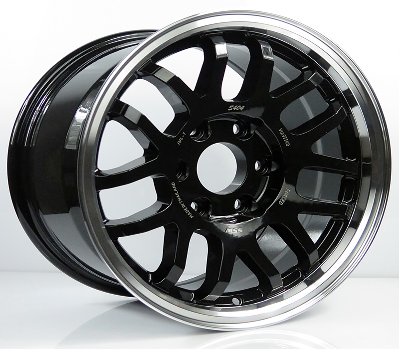 ล้อแม็กใหม่ SSW S404 6รู130 ET20 สีดำขอบเงา สำหรับรถตู้รุ่นใหม่ 8-16นิ้ว ล้อแม็ก ล้อแม็กใหม่ SSW S404 6รู130 ET20 สีดำขอบเงา สำหรับรถตู้รุ่นใหม่ 8-16นิ้ว