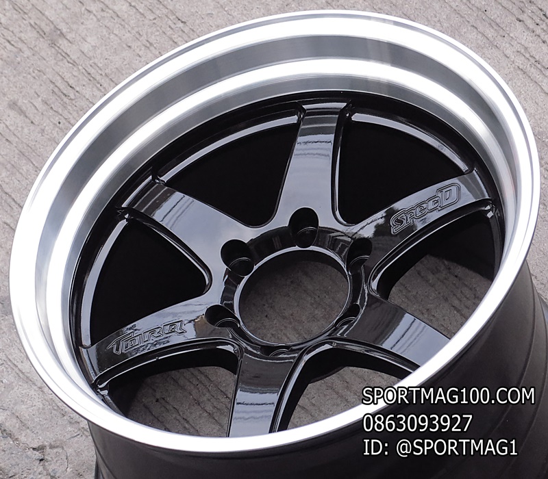 ล้อแม็กมือสอง TORQ SpecD 6รู139 ดำขอบเงา F9.5 R10.5-18นิ้ว(ลาดพร้าว) ล้อแม็ก ล้อแม็กมือสอง TORQ SpecD 6รู139 ดำขอบเงา F9.5 R10.5-18นิ้ว(ลาดพร้าว)