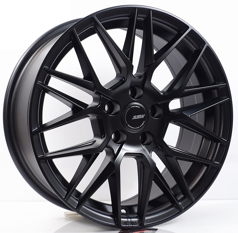 ล้อแม็กใหม่ SSW Vorsteiner S348 5รู100 ET35 ดำด้าน 7-16นิ้ว ล้อแม็ก ล้อแม็กใหม่ SSW Vorsteiner S348 5รู100 ET35 ดำด้าน 7-16นิ้ว