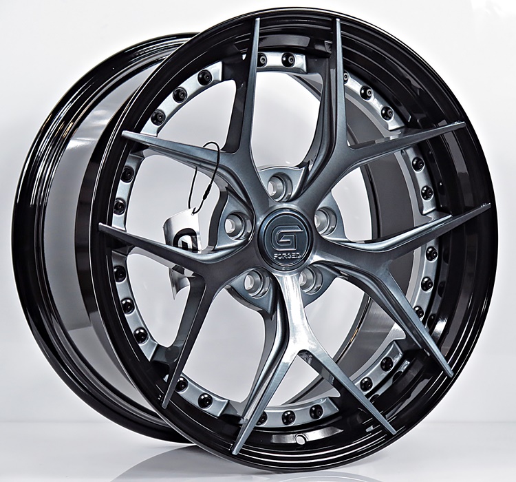 ล้อแม็กแท้2ชิ้น G-Forged GF03 5รู114 สีBrusSilverGlossblack F8.5 R9.5-18นิ้ว ล้อแม็ก ล้อแม็กแท้2ชิ้น G-Forged GF03 5รู114 สีBrusSilverGlossblack F8.5 R9.5-18นิ้ว