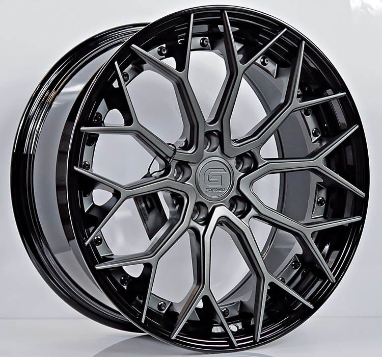 ล้อแม็กแท้2ชิ้น G-Forged GF05 5รู114 สีTitaniumGreymattGlossBlack ET38-40 F8.5 R9.5-19นิ้ว ล้อแม็ก ล้อแม็กแท้2ชิ้น G-Forged GF05 5รู114 สีTitaniumGreymattGlossBlack ET38-40 F8.5 R9.5-19นิ้ว