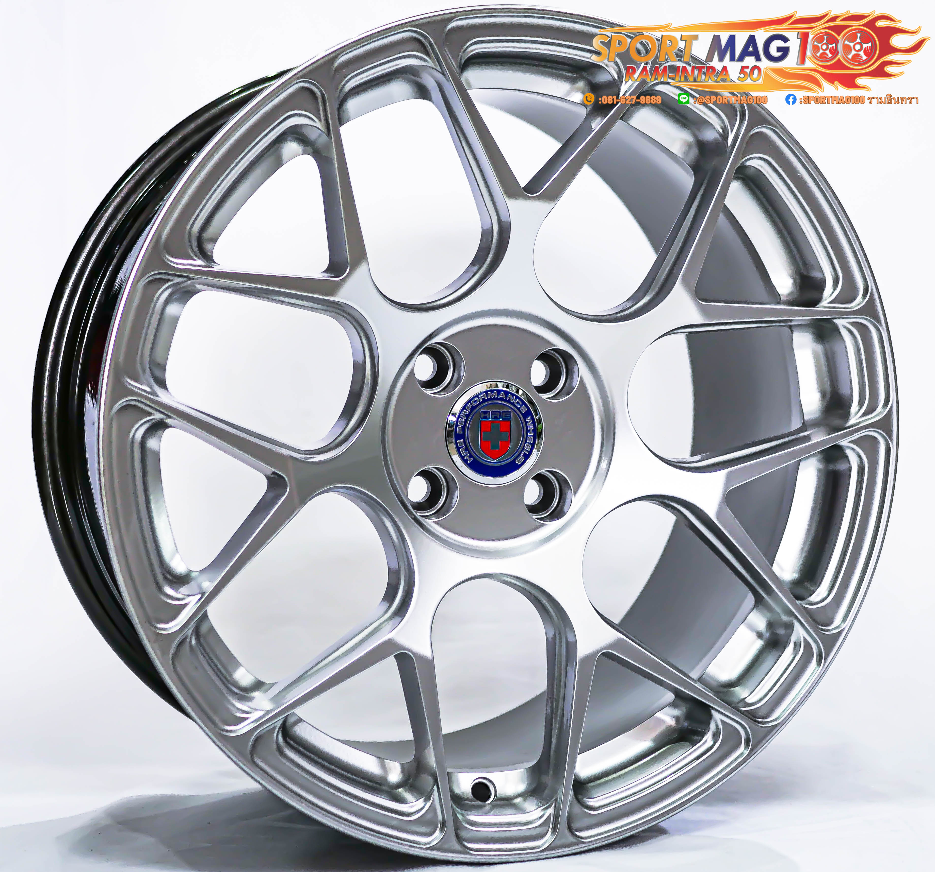 แม็กซ์ใหม่ SSW HRE P40 4รู100 ET35 ไฮเปอร์ซิลเวอร์ 8.5-17นิ้ว ล้อแม็ก แม็กซ์ใหม่ SSW HRE P40 4รู100 ET35 ไฮเปอร์ซิลเวอร์ 8.5-17นิ้ว