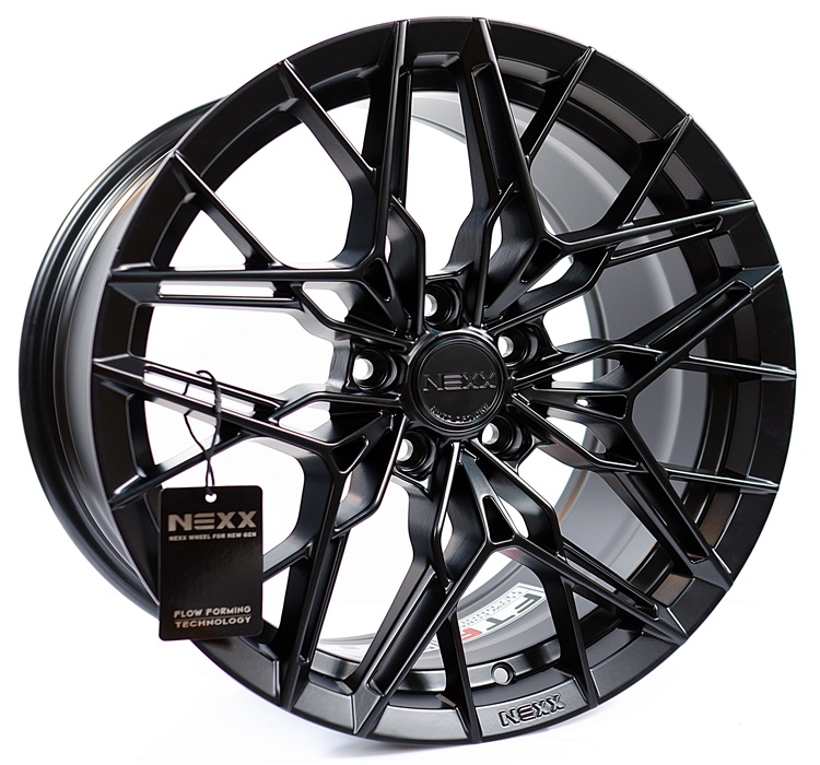 ล้อแม็กใหม่เบา FlowForming NEXX XX05 5รู112 ET35 ดำด้าน 8.5-18นิ้ว ล้อแม็ก ล้อแม็กใหม่เบา FlowForming NEXX XX05 5รู112 ET35 ดำด้าน 8.5-18นิ้ว