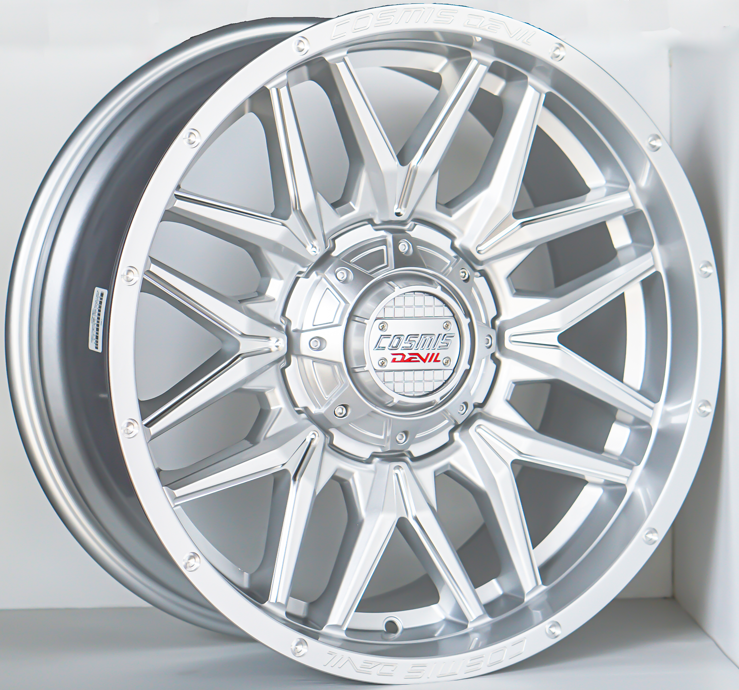 ล้อแม็กใหม่ Cosmis DUB-8V 6รู130/139 ET-12 ซิลเวอร์ 9-20นิ้ว ล้อแม็ก ล้อแม็กใหม่ Cosmis DUB-8V 6รู130/139 ET-12 ซิลเวอร์ 9-20นิ้ว