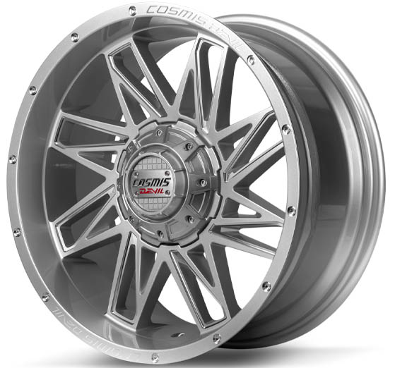 แม็กซ์ใหม่ Cosmis Devil Spin82 6รู130/139 ET0 ซิลเวอร์ 9-20นิ้ว ล้อแม็ก แม็กซ์ใหม่ Cosmis Devil Spin82 6รู130/139 ET0 ซิลเวอร์ 9-20นิ้ว