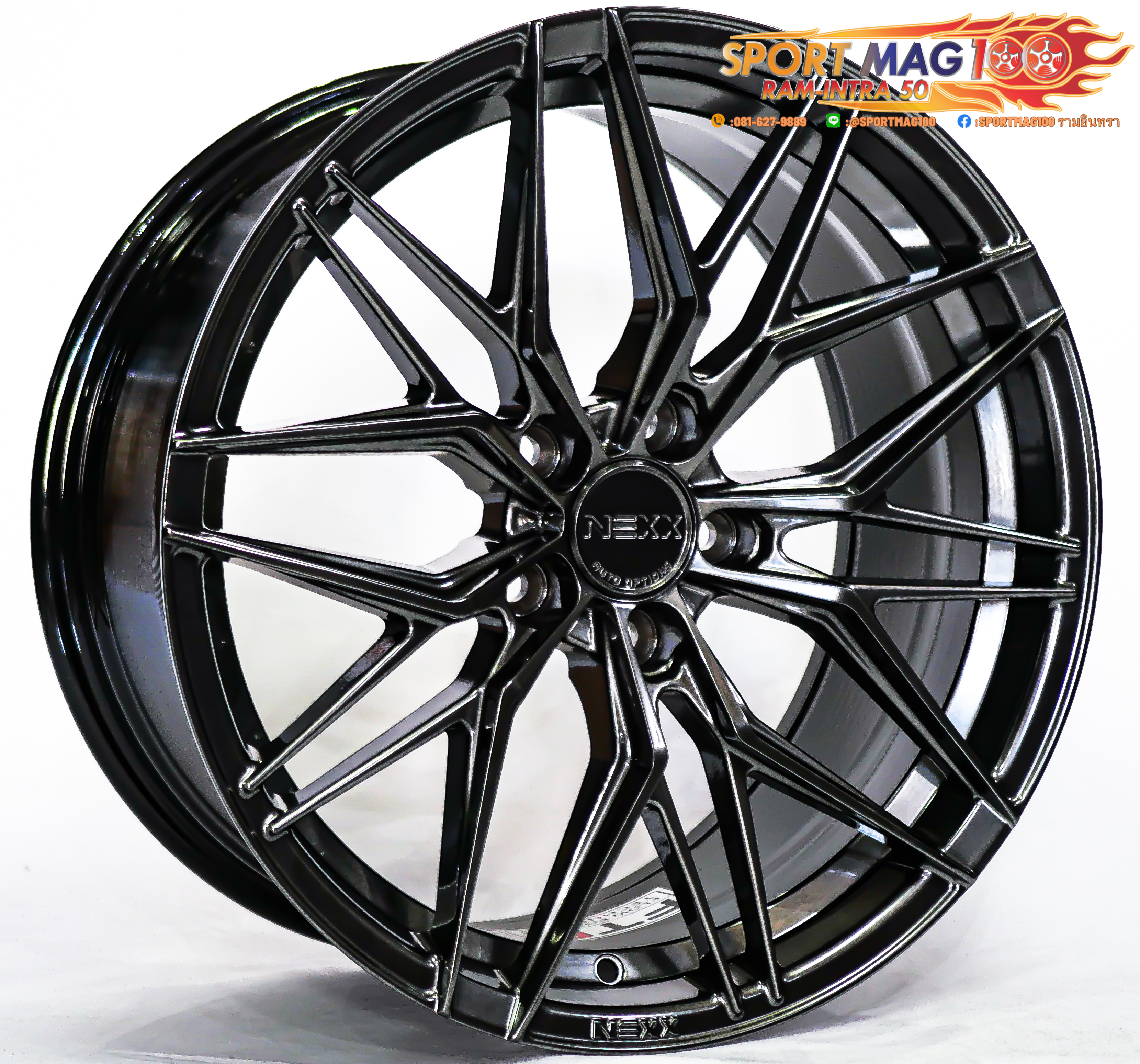 ล้อแม็กใหม่เบา FlowForming NEXX XX03 5รู114/112 ET35 ไฮเปอร์ดาร์ค 8.5-18นิ้ว ล้อแม็ก ล้อแม็กใหม่เบา FlowForming NEXX XX03 5รู114/112 ET35 ไฮเปอร์ดาร์ค 8.5-18นิ้ว