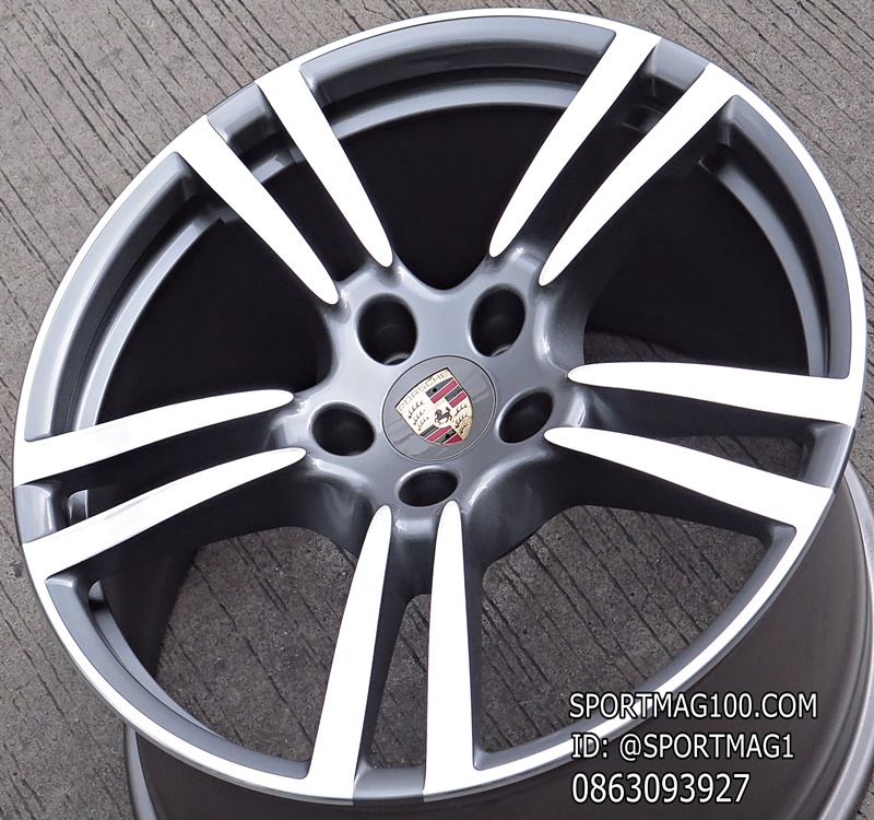 ล้อแม็กมือสองแท้ Porsche Cayenne 5รู130 เทาหน้าเงา ET50 10-21นิ้ว(ลาดพร้าว) ล้อแม็ก ล้อแม็กมือสองแท้ Porsche Cayenne 5รู130 เทาหน้าเงา ET50 10-21นิ้ว(ลาดพร้าว)
