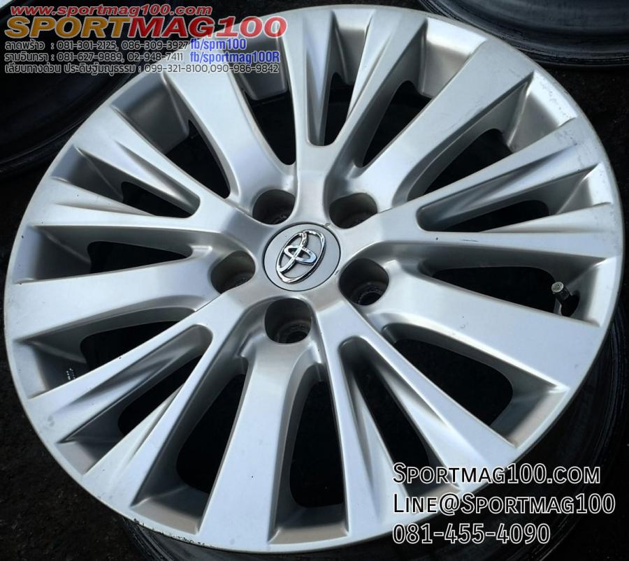 ้ล้อแม็กมือสองแท้ Toyota Alphard 5รู114 ดำหน้าเงา 7.5-18นิ้ว(รามอินทรา) ล้อแม็ก ้ล้อแม็กมือสองแท้ Toyota Alphard 5รู114 ดำหน้าเงา 7.5-18นิ้ว(รามอินทรา)
