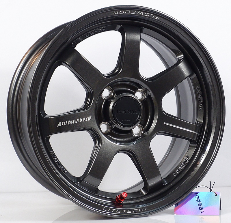ล้อแม็กใหม่ FlowForming Lenso VT7 LITETECH+ 4รู100 Offset35 ไฮเปอร์ดาร์ค กว้าง7 ขอบ15 (5.03 กิโล) ล้อแม็ก ล้อแม็กใหม่ FlowForming Lenso VT7 LITETECH+ 4รู100 Offset35 ไฮเปอร์ดาร์ค กว้าง7 ขอบ15 (5.03 กิโล)