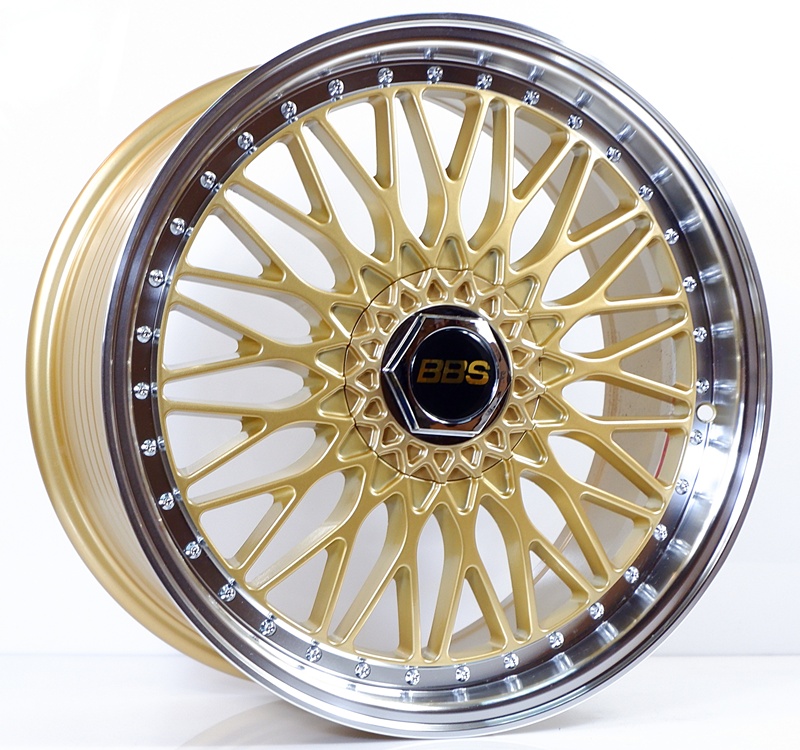 ล้อแม็กใหม่ลาย BBS RS 5รู114 ET35 ทองขอบเงา 8.5-18นื้ว ล้อแม็ก ล้อแม็กใหม่ลาย BBS RS 5รู114 ET35 ทองขอบเงา 8.5-18นื้ว