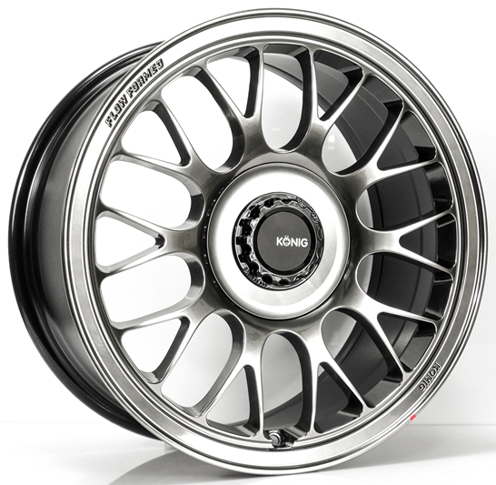 ล้อแม็ก ล้อแม็กใหม่แท้ USA Konig MRK1 5รู100 สีHyperCarbon Offset36 กว้าง8 ขอบ17