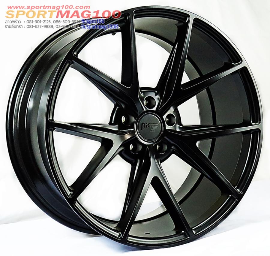 แม็กซ์ใหม่ NICHE Misano 5รู120 ET35 ดำด้าน สำหรับซีรีย์3-5 ใหม่ F8.5 R9.5-19นิ้ว แม็กซ์ใหม่ NICHE Misano 5รู120 ET35 ดำด้าน สำหรับซีรีย์3-5 ใหม่ F8.5 R9.5-19นิ้ว