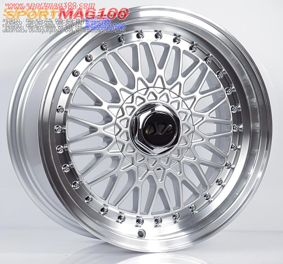 ล้อแม็กใหม่ลาย BBS RS 4รู100/114 ET35 สีเงินขอบเงา 7-15นิ้ว ล้อแม็กใหม่ลาย BBS RS 4รู100/114 ET35 สีเงินขอบเงา 7-15นิ้ว