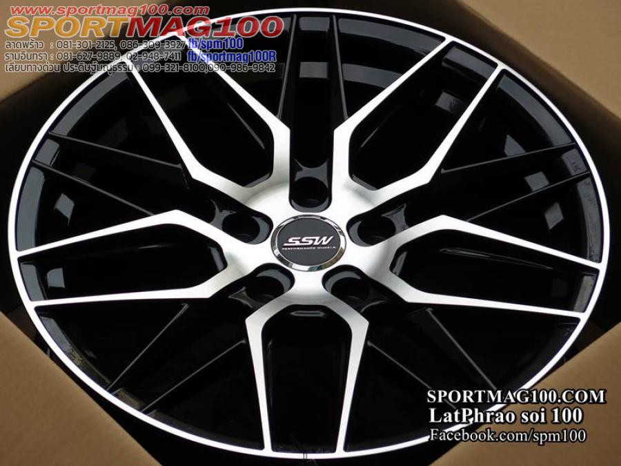 ล้อแม็กใหม่ SSW S348 Vorsteiner 5รู114 ET38 ดำหน้าเงา 8-17นิ้ว ล้อแม็กใหม่ SSW S348 Vorsteiner 5รู114 ET38 ดำหน้าเงา 8-17นิ้ว