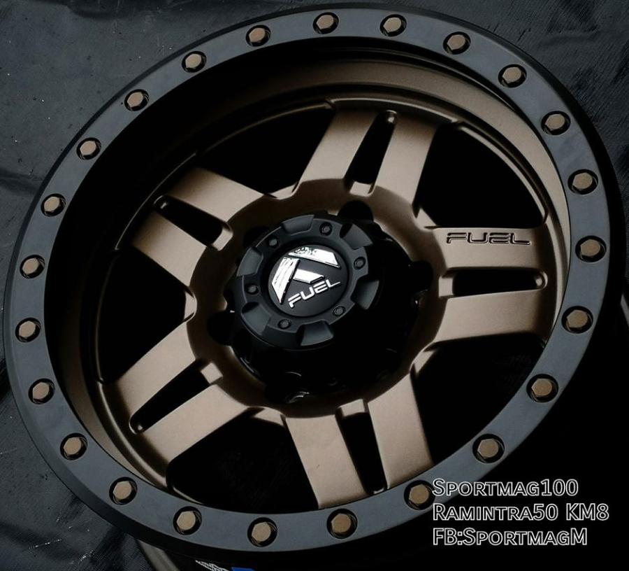 ล้อแม็กซ์ใหม่ USA FUEL Anza D558 6รู139 ET1 ทองแดงขอบดำ 8-16นิ้ว ล้อแม็กซ์ใหม่ USA FUEL Anza D558 6รู139 ET1 ทองแดงขอบดำ 8-16นิ้ว